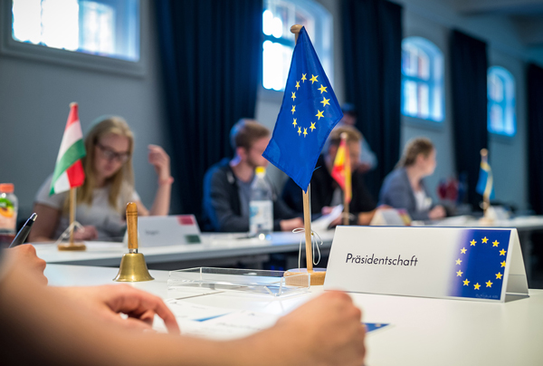 Der Europäische Rat als Planspiel. Foto: Olaf Malzahn