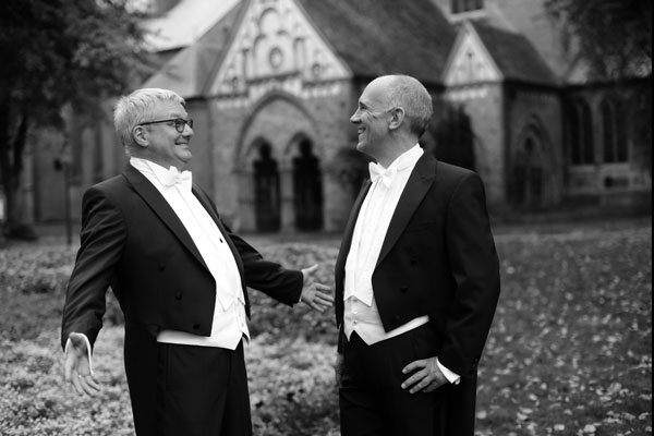 Das Duo Fideles tritt in der Lutherkirche auf. Foto: Veranstalter