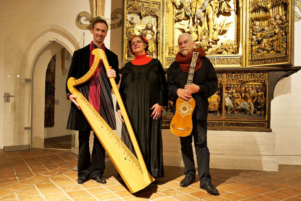 Daniell Fourie, Sabine Loredo Silva und Ulf Dressler treten in der St. Georg-Kirche auf. Foto: Veranstalter