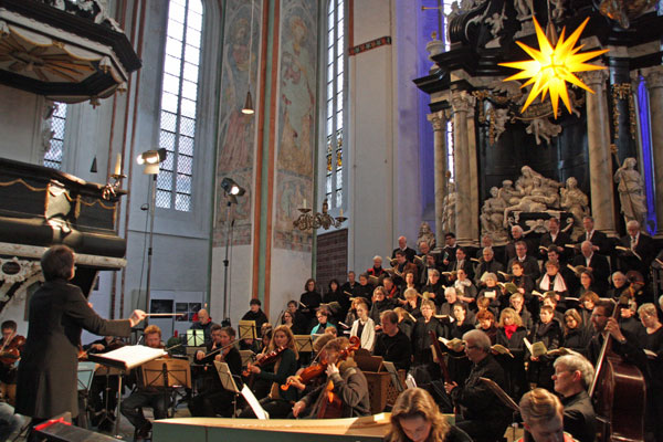 Am 2. Advent findet erstmals nach Corona wieder Bachs beliebtes Weihnachtsoratorium zum Mitsingen statt. Foto: Veranstalter