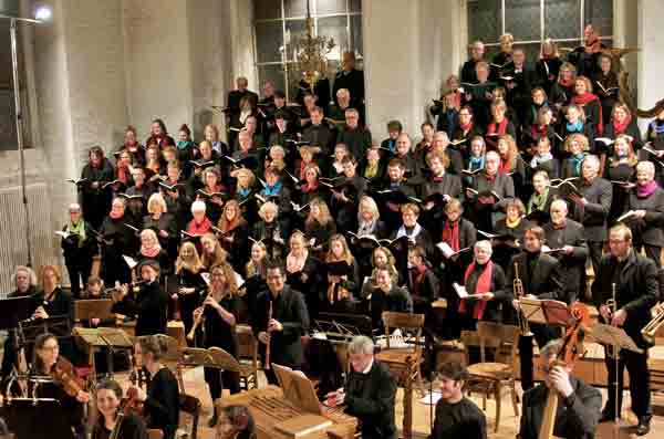 Der Lübecker Bach-Chor führt auch in diesem Winter das Weihnachtsoratorium von Johann Sebastian Bach auf. Foto: Veranstalter