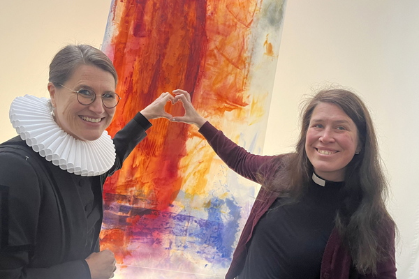 Am 24. Februar 2024 laden die Lübecker Pastorinnen Inga Meißner, Margrit Wegner und Nicola Nehmzow Paare zu Spontantrauungen und -segnungen ein. Foto: KKLL