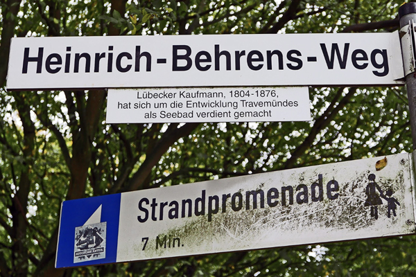 Sind Lübecks Straßennamen männlich dominiert? Die SPD Frauen Lübeck setzen sich für eine geschlechtergerechte Benennung von Straßen, Gewerbegebieten und städtebaulich wichtigen Orten in Lübeck ein. Foto: Karl Erhard Vögele 