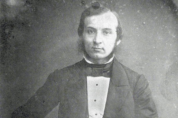 Der jugendliche Ernst Elfeld alias Bendix Grünlich, Aufnahme um 1855 (aus Privatbesitz). Foto: Veranstalter