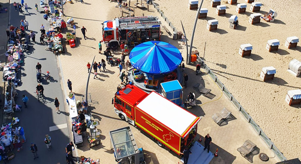 Die Freiwillige Feuerwehr Niendorf lädt zum Promenaden-Fest. Foto: Veranstalter