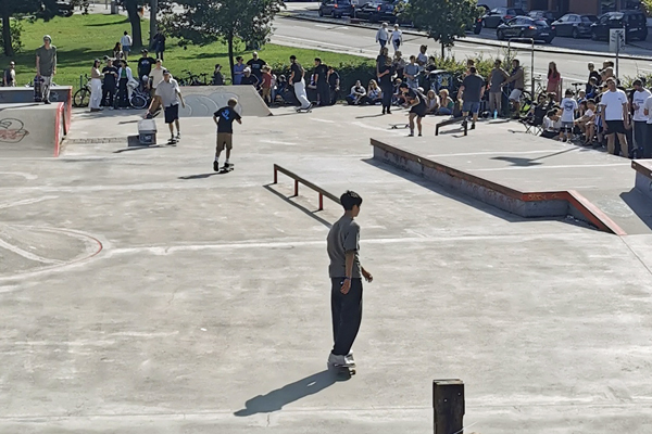 Am 20. Juli 2024 verwandelt der Hansestadt Lübeck Skateboarding e.V. den Skatepark an der Kanalstraße 57 zu einem Hotspot der Skateboard-Szene. Foto: Veranstalter