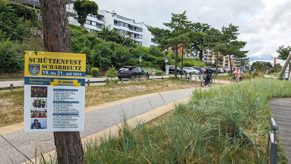 Die Umzugsstrecke verläuft von der Straße Am Bürgerhaus über die Seestraße - Strandallee - Fischerstieg - Ostseestraße - Badeweg und endet schließlich im Kurpark. Foto: Helge Normann