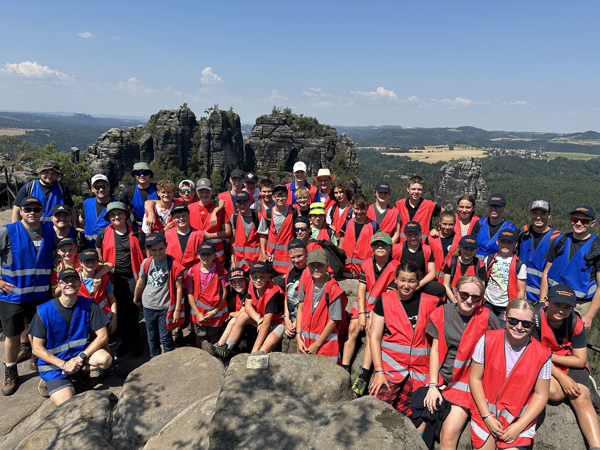 Die Sommerfahrt der Jugendfeuerwehr Scharbeutz führte diesmal ins Elbsandsteingebirge. Fotos: DS