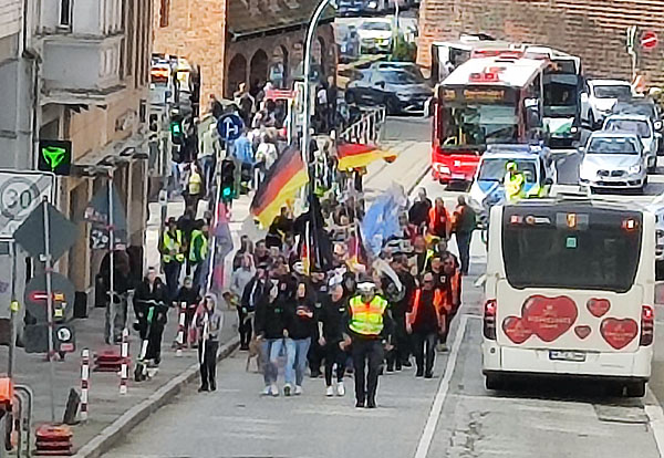 Die Beteiligung an den Protest-Tagen gegen die Politik der Bundesregierung blieb in Lübeck gering. Fotos: STE