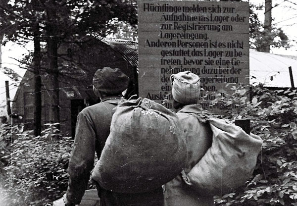 Der Zugang zum damaligen Lager. Foto: Sammlung Gottschalk / Fotoarchiv der Hansestadt Lübeck