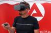 Mit der VR-Brille lassen sich Berufe zunächst virtuell erkunden. Foto: Arbeitsagentur