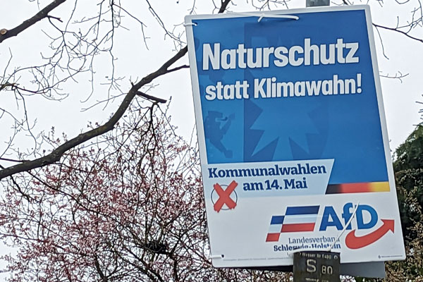 Während des Kommunalwahlkampfes wurde jetzt das Auto eines AfD-Kandidaten beschädigt. Foto: HN