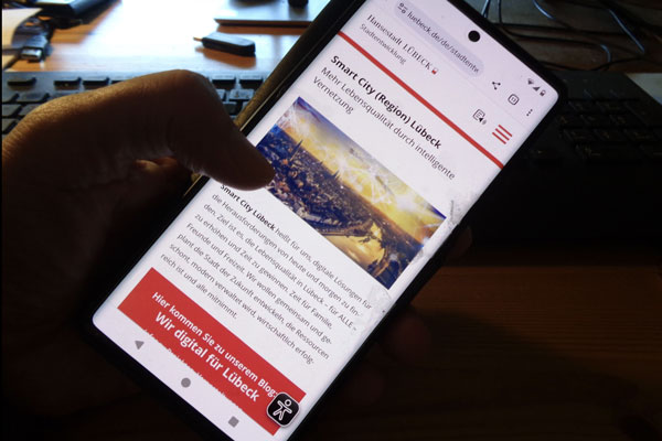 Im Smart City Index 2023 ist die Hansestadt Lübeck auf Platz 19 aufgestiegen. Foto: HN