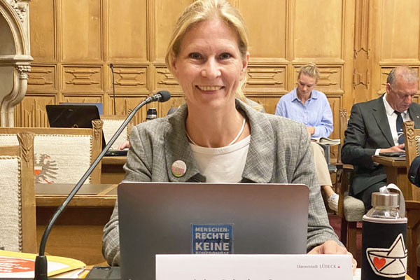 Juleka Schulte-Ostermann beantragt eine Vertagung des Schulentwicklungplans für Förderzentren. Foto: Linke/GAL