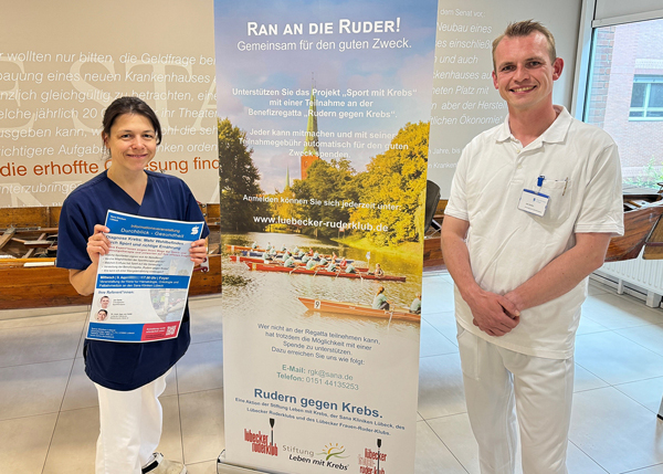 Dr. med. Inga von Holdt und Jan Dalitz laden alle Interessierten herzlich zur Informationsveranstaltung ein. Foto: Sana Kliniken Lübeck