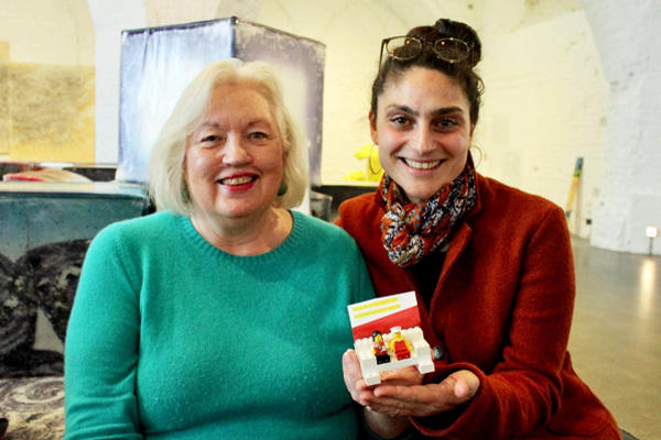 Gundula Beuster (Seniorenbeirat) und Noura Dirani (St. Annen-Museum). Foto: Seniorenbeirat