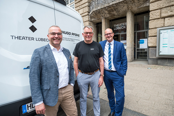 Neue Mobilitätspartner: Thore Winkelmann, Caspar Sawade und Sönke Freyer. Foto: Olaf Malzahn