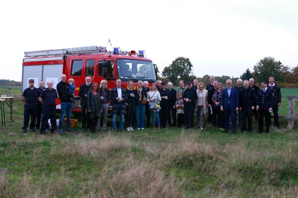 Am 3. November wurde das neue Grundstück vorgestellt. Foto: FF/Archiv