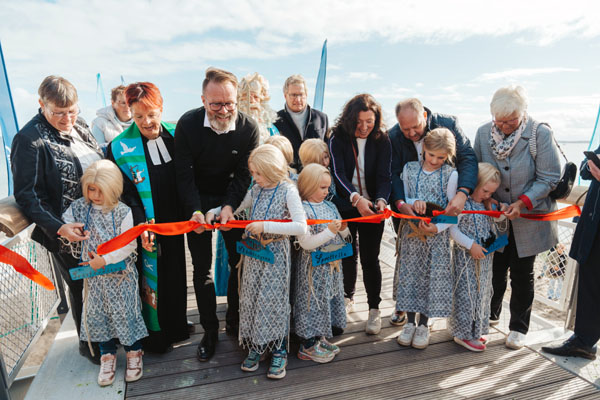 Am Samstag wurde die Seebrücke in Haffkrug eröffnet. Fotos: www.luebecker-bucht-ostsee.de