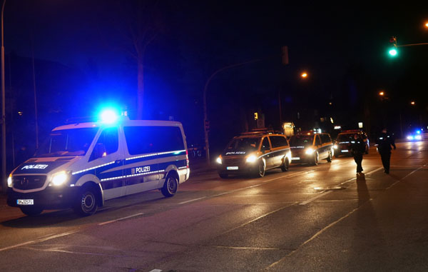 Die Polizei war mit zahlreichen Kräften im Einsatz. Fotos: JW