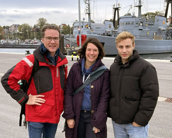 Die Bundestagabgeordneten Harald Ebner, Linda Heitmann und Bruno Hönel informierten sich am Montag vor Ort. Foto: Büro Hönel