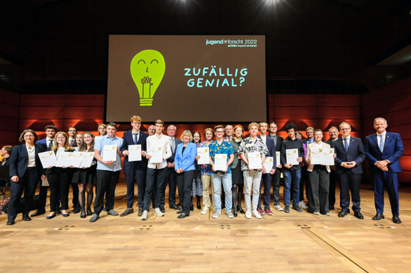 Deutschlands beste Nachwuchs-Wissenschaftler wurden am Sonntag in der MuK geehrt. Foto: Veranstalter