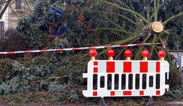 Der Deutsche Wetterdienst hat eine amtliche Unwetterwarnung für Lübeck veröffentlicht. Foto: Oliver Klink/Archiv