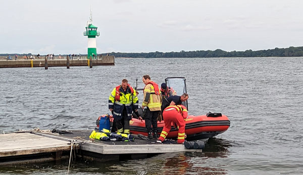 Am 6. August suchten zahlreiche Einsatzkräfte nach dem Vermissten. Foto: HN